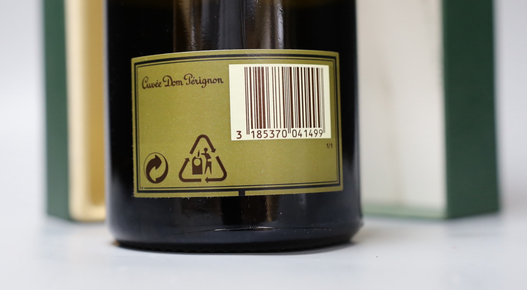 A cased bottle of 1985 Dom Perignon (sealed)